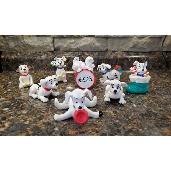 Lot of 8 figurines from 101 Dalmatians great cake toppers - Picture 2 of 6